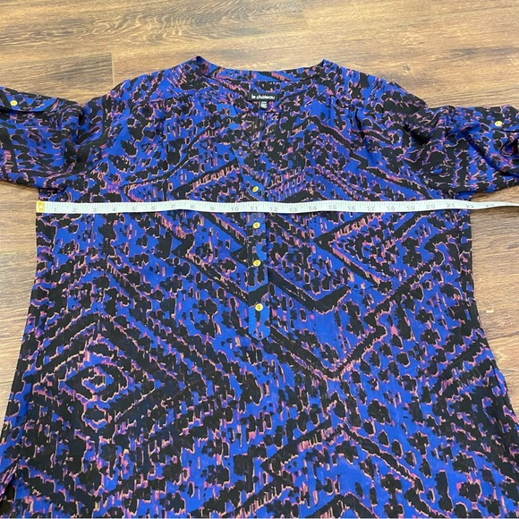 Multicolour sheer top - Picture 12 of 14